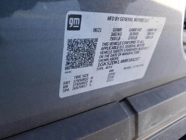 2021 GMC YUKON DENA 1GKS2DKL4MR384257
