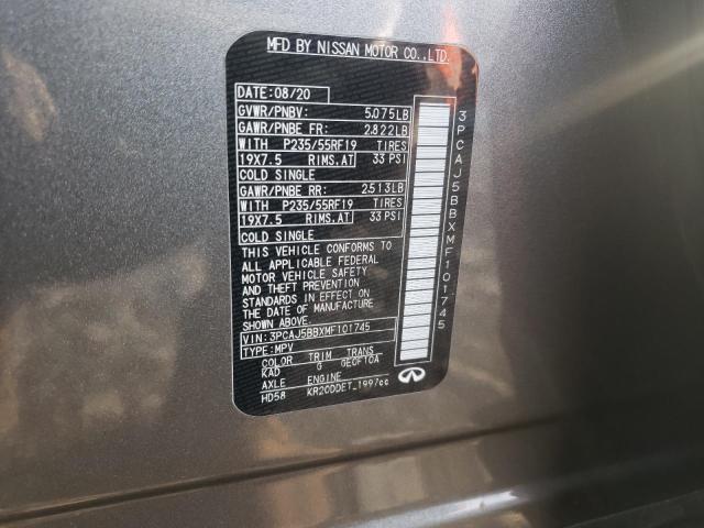 2021 INFINITI QX50 LUXE 3PCAJ5BBXMF101745