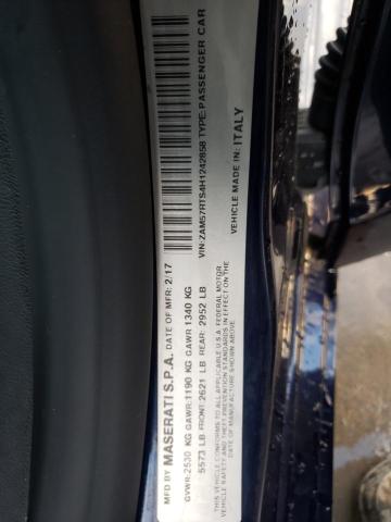 ZAM57RTS4H1242858 Maserati GHIBLI S