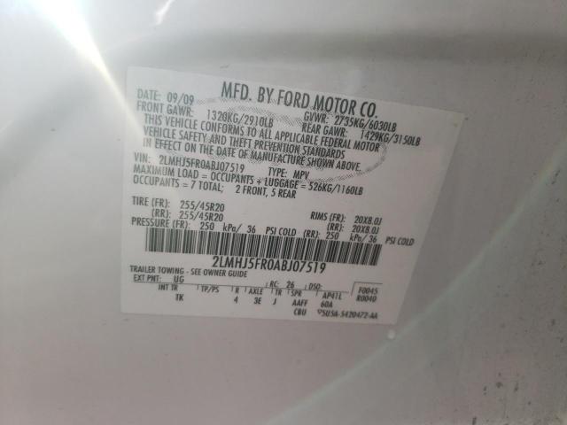 2LMHJ5FR0ABJ07519 Lincoln MKT