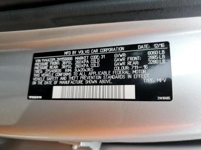 YV4A22PL2H1156666 Volvo XC90
