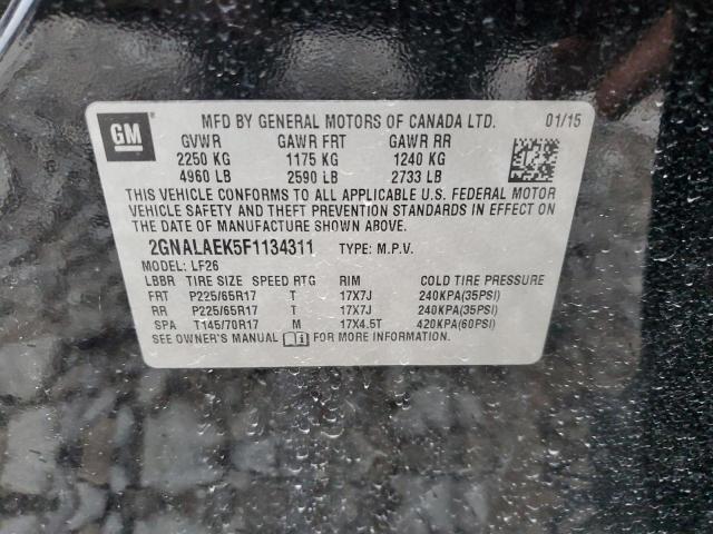 2015 CHEVROLET EQUINOX LS - 2GNALAEK5F1134311