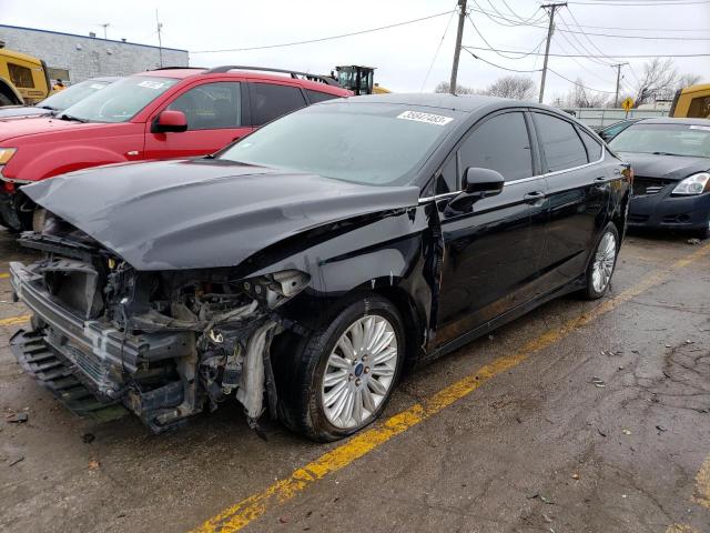 Salvage cars for sale from Copart Chicago Heights, IL: 2014 Ford Fusion S Hybrid