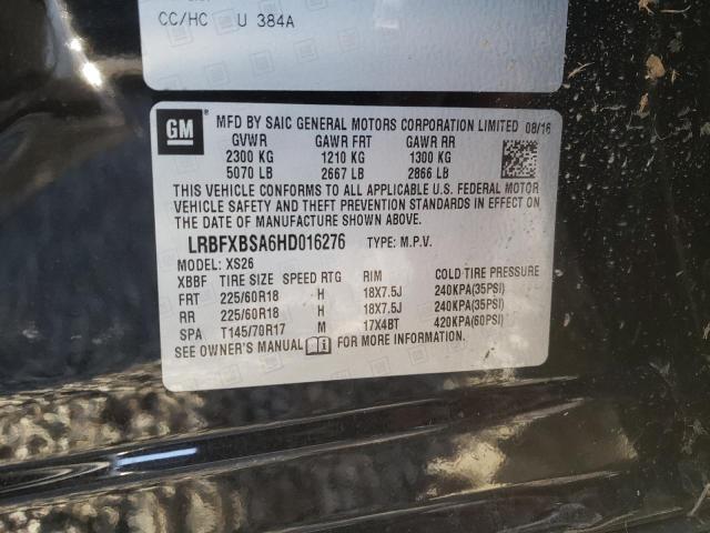 LRBFXBSA6HD016276 Buick Envision Essence