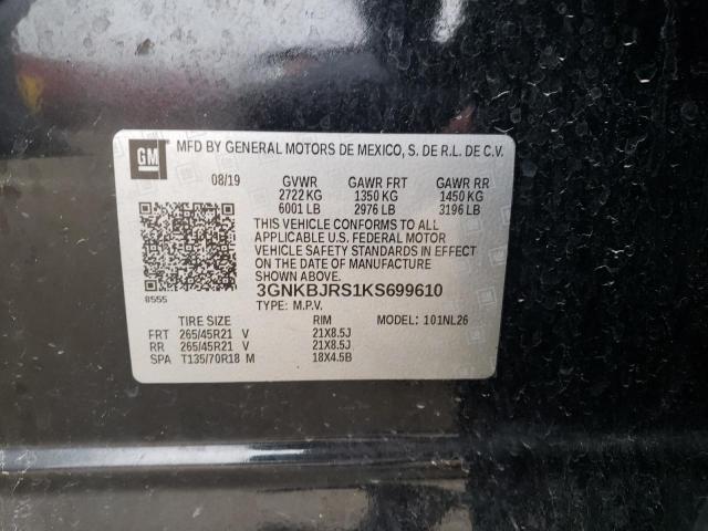 2019 CHEVROLET BLAZER RS - 3GNKBJRS1KS699610