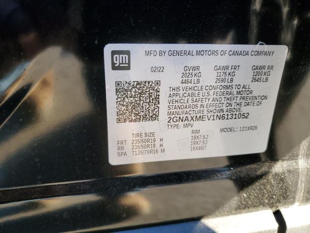 2022 CHEVROLET EQUINOX RS 2GNAXMEV1N6131052