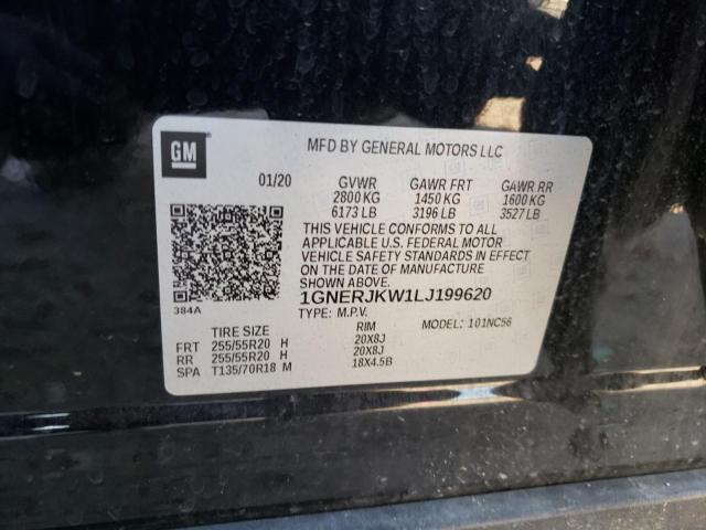 2020 CHEVROLET TRAVERSE R 1GNERJKW1LJ199620