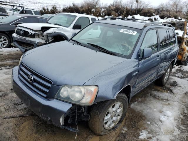 Salvage cars for sale at Reno, NV auction: 2003 Toyota Highlander Limited