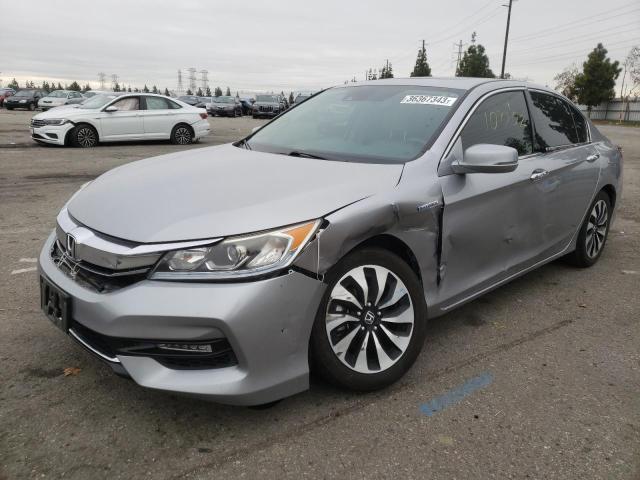 2017 HONDA ACCORD HYBRID EXL VIN: JHMCR6F53HC020227