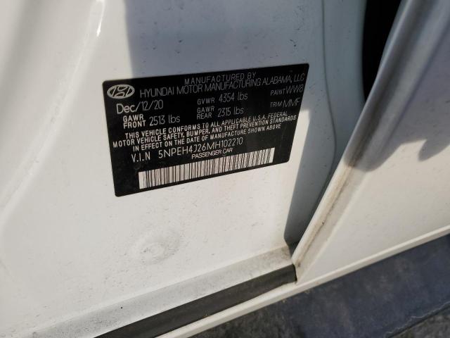 2021 HYUNDAI SONATA LIM - 5NPEH4J26MH102210