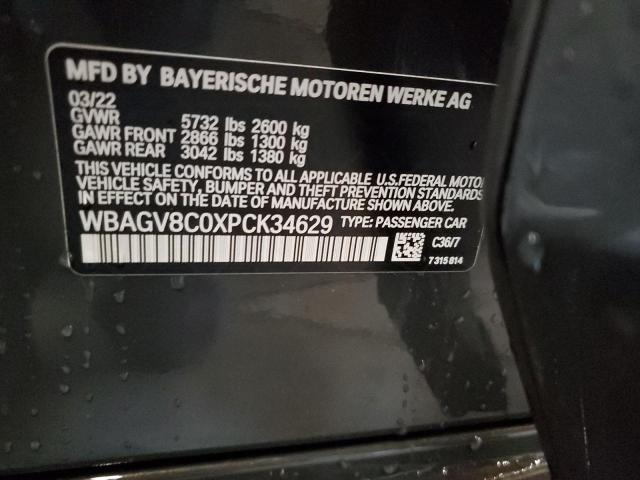 VIN WBAGV8C0XPCK34629 2023 BMW 8 Series, M850XI no.12