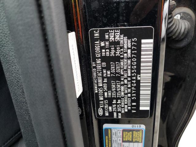 5XYPG4A55GG071775 KIA SORENTO LX