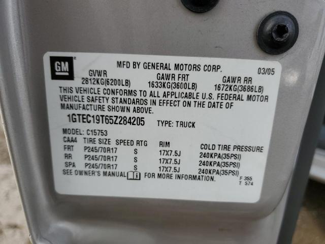1GTEC19T65Z284205 GMC New Sierra C1500