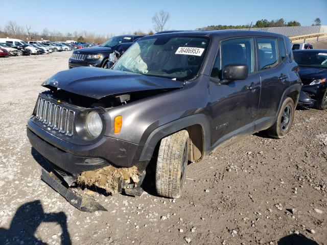 Salvage cars for sale at Hueytown, AL auction: 2016 Jeep Renegade Sport
