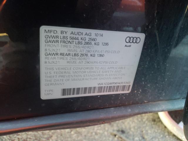 2015 AUDI SQ5 PREMIU WA1CGAFPXFA058343