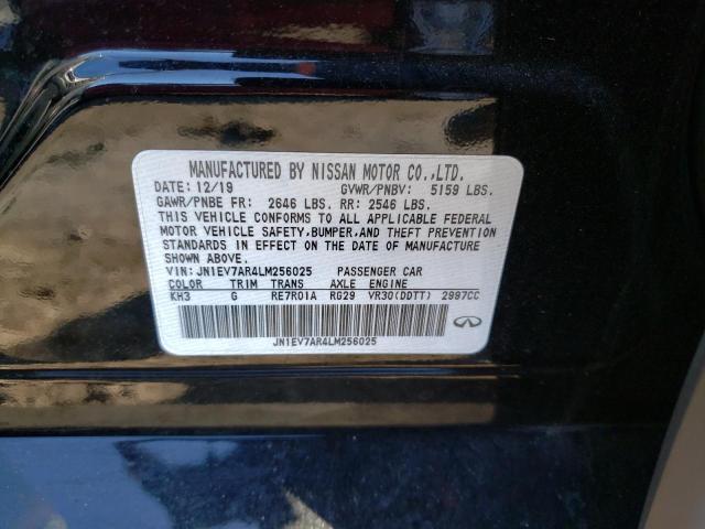 2020 INFINITI Q50 PURE - JN1EV7AR4LM256025