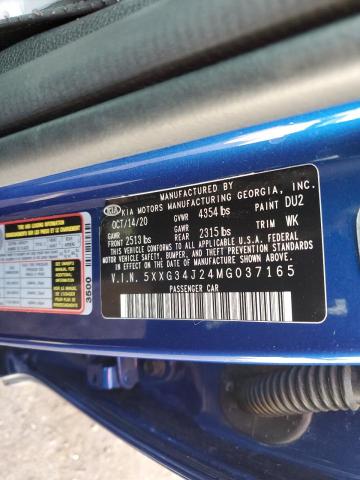 2021 KIA K5 EX - 5XXG34J24MG037165