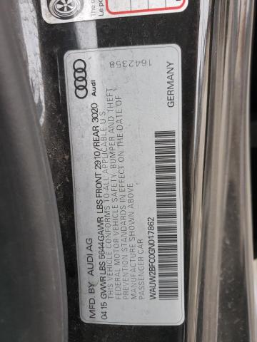 2016 AUDI S7 PRESTIG - WAUW2BFC0GN017862