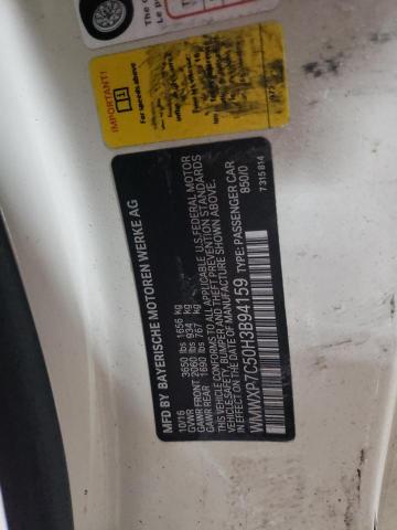 WMWXP7C50H3B94159 Mini Cooper
