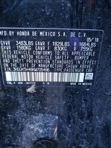 2019 HONDA FIT LX 3HGGK5H48KM705496