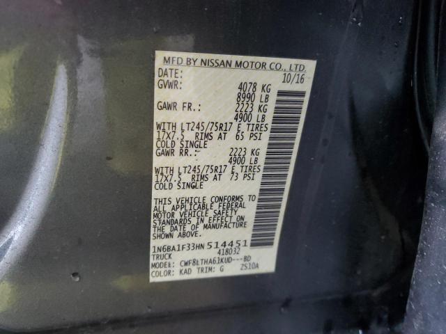 1N6BA1F33HN514451 Nissan TITAN XD S