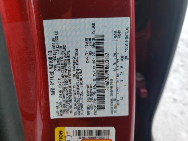 3LN6L2G99FR603132 Lincoln MKZ
