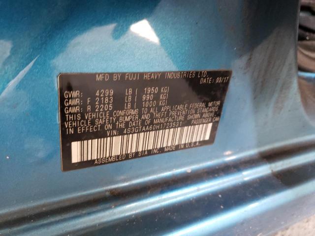 2017 SUBARU IMPREZA - 4S3GTAA60H1723531