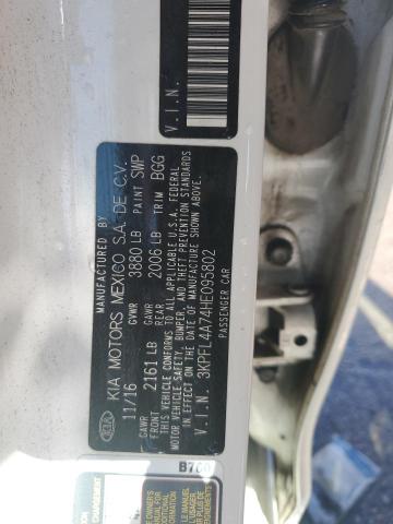 3KPFL4A74HE095802 KIA FORTE LX