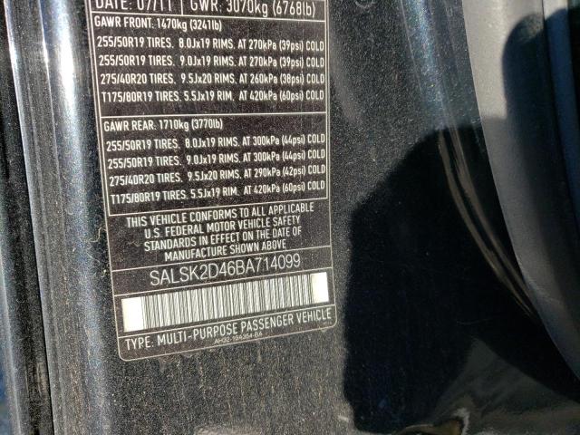 SALSK2D46BA714099 Land Rover Range Rover Sport Lux