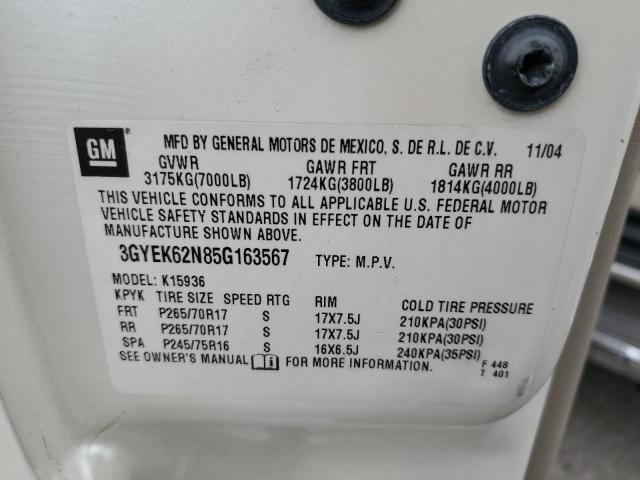 3GYEK62N85G163567 Cadillac ESCALADE EXT