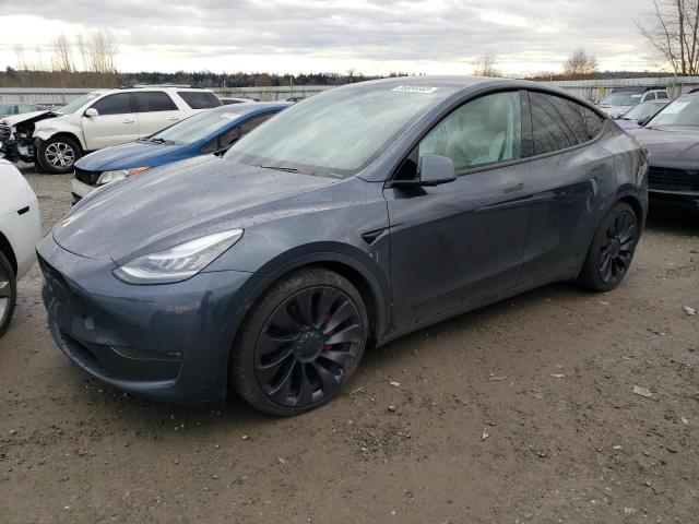 Salvage cars for sale from Copart Arlington, WA: 2020 Tesla Model Y