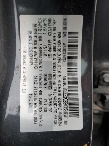 JM3TB2CA8E0433748 Mazda Cx-9 Touring