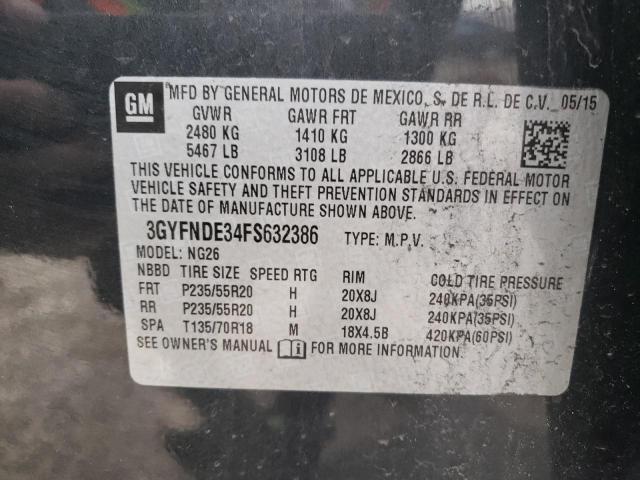 3GYFNDE34FS632386 Cadillac Srx Premium Collection
