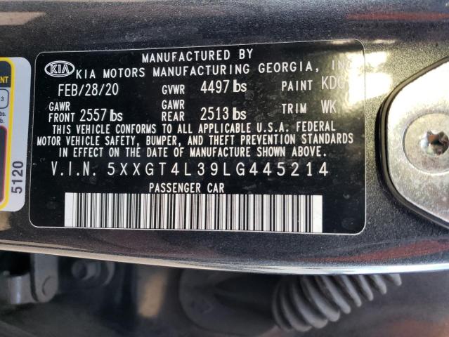 5XXGT4L39LG445214 KIA Optima Lx
