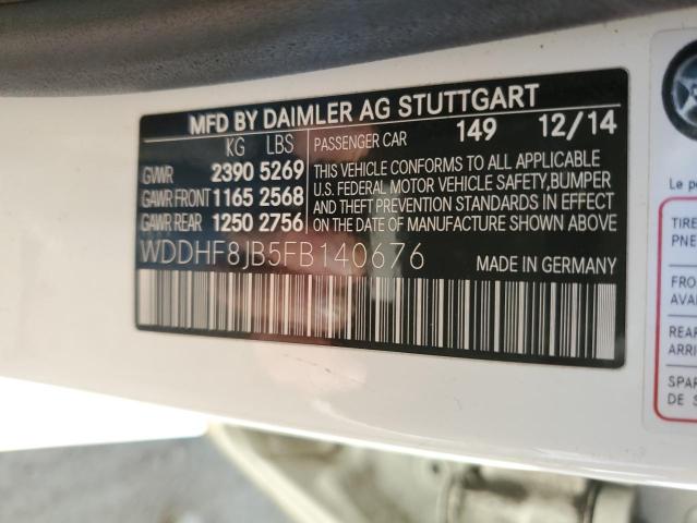 2015 MERCEDES-BENZ E 350 4MAT - WDDHF8JB5FB140676