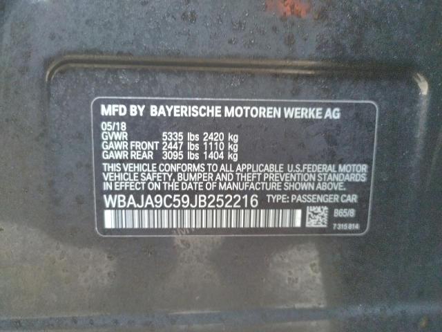 2018 BMW 530E - WBAJA9C59JB252216