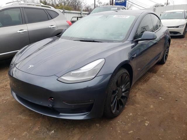 5YJ3E1ECXNF359162 | 2022 TESLA MODEL 3