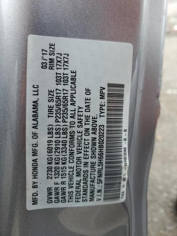 2017 HONDA ODYSSEY EX 5FNRL5H66HB020223