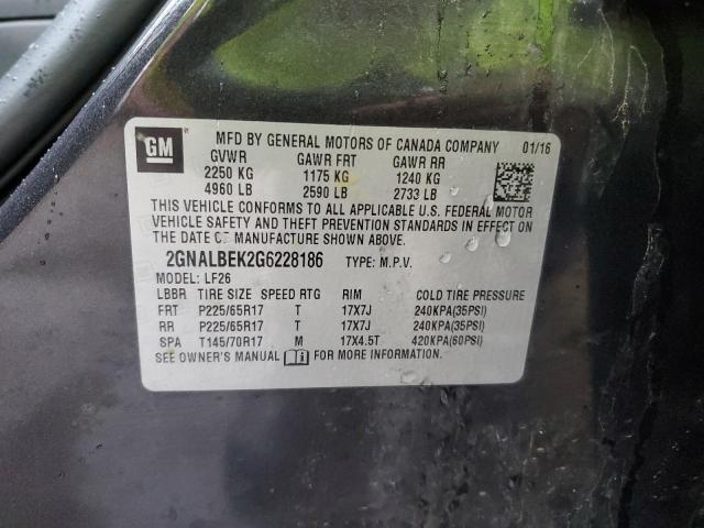 2016 CHEVROLET EQUINOX LS - 2GNALBEK2G6228186