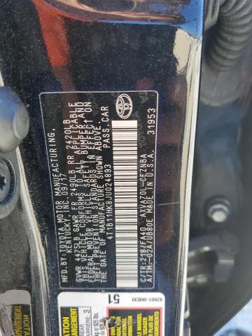 2018 TOYOTA CAMRY L - 4T1B11HK8JU024893