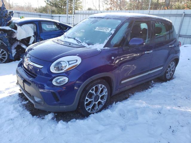 Salvage cars for sale from Copart Lyman, ME: 2017 Fiat 500L Trekking