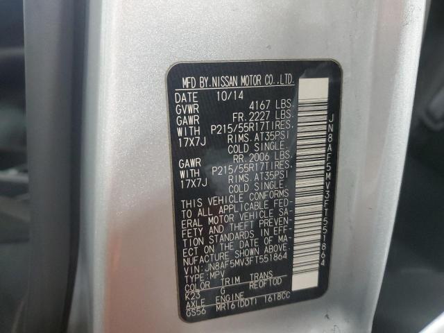 2015 NISSAN JUKE S - JN8AF5MV3FT551864