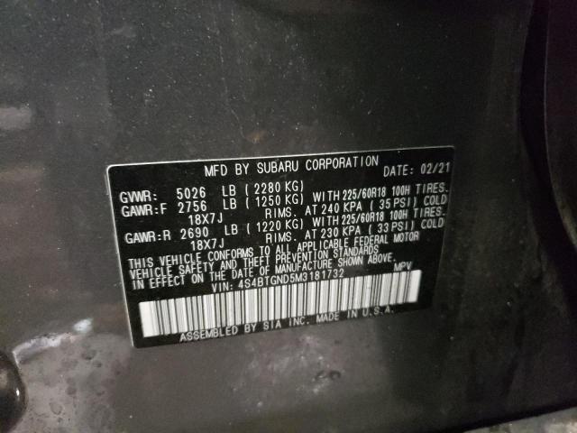4S4BTGND5M3181732 Subaru Outback Limited Xt