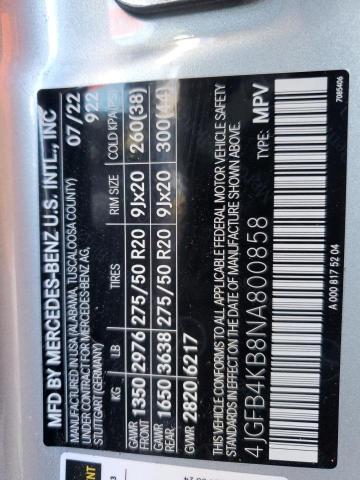 2022 MERCEDES-BENZ GLE 350 4M - 4JGFB4KB8NA800858