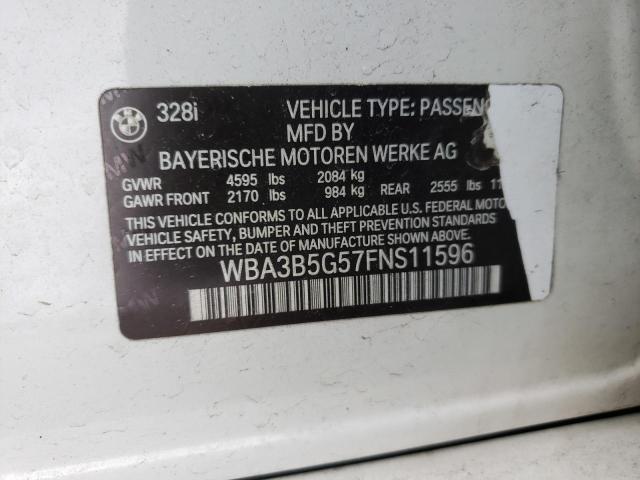 2015 BMW 328 XI SUL - WBA3B5G57FNS11596