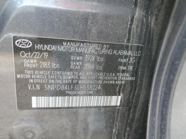 5NPD84LF3LH558224 | 2020 HYUNDAI ELANTRA SE