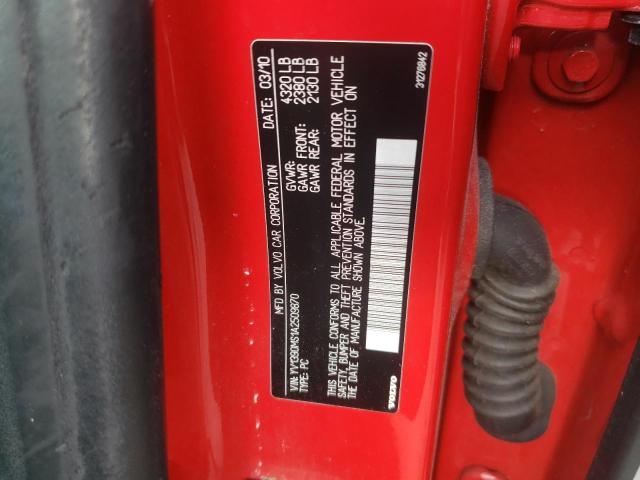 YV1390MS1A2509870 Volvo S40