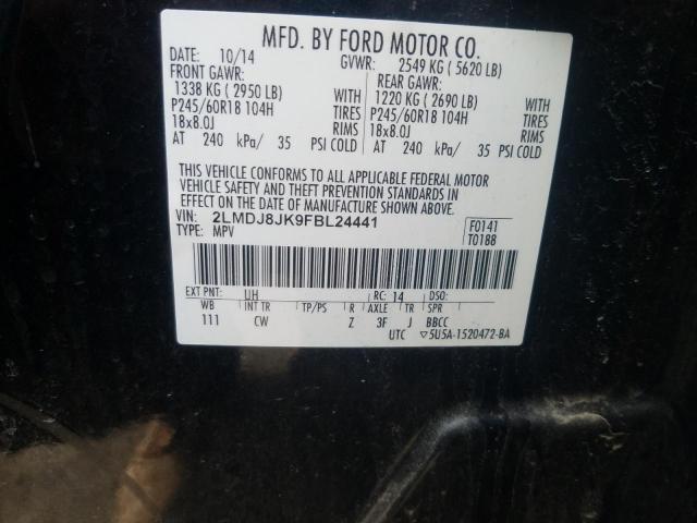 2LMDJ8JK9FBL24441 Lincoln MKX