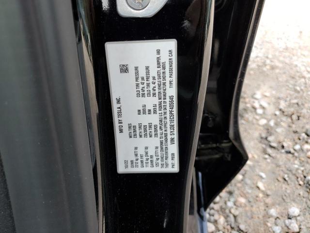 5YJ3E1EC5PF405645 Tesla MODEL 3