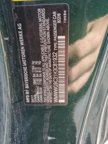 WMWWG9C31H3C81932 Mini Cooper